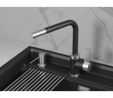 Смеситель для кухни GRANULA 5504, ТУРМАЛИН 