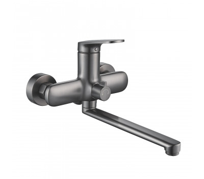 Смеситель для ванны Shevanik S8502T, оружейная сталь