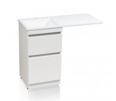 Тумба напольная Style Line Даллас 110, Люкс белая, PLUS СС-00000438 Тумба напольная Style Line Даллас 110, Люкс белая, PLUS СС-00000438