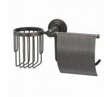 Держатель туалетной бумаги и освежителя WasserKRAFT Isar K-7300 7359 Темная бронза 