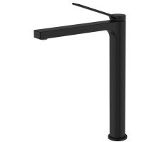 Смеситель для раковины-чаши Azario VISE высокий, черный матовый AZ-VQQ168R30PA 