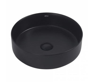 Раковина накладная ABBER Bequem AC2109MB черная матовая  Раковина накладная ABBER Bequem AC2109MB черная матовая