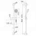 Душевой гарнитур Kerama Marazzi Piano 69356KM.21.018 Хром 