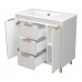 Тумба под раковину Brevita Risacca Crema 90 RIS-06090-0342Я 