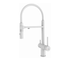 Смеситель для кухни Rose R958C, белый