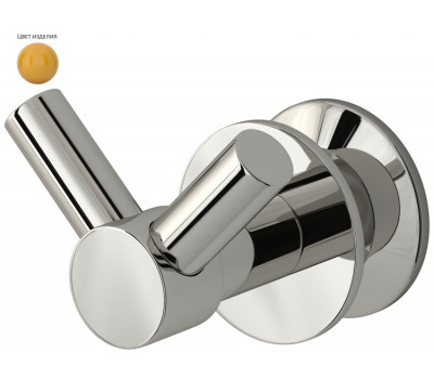 Крючок Сунержа ВИКТОРИЯ шгв 50*50*50 цвет-RAL 1004 (Золотисто-желтый) 1004-2010-0002 