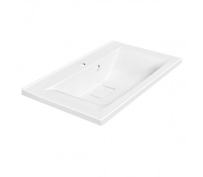 Раковина Vincea VCB-3M750W из искусственного камня, цвет белый 