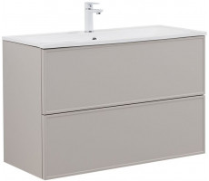 Тумба с раковиной Aquanet Арт 100 цв.бежевый 00345814 Тумба с раковиной Aquanet Арт 100 цв.бежевый 00345814