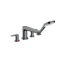 Смеситель для ванны Hansgrohe Talis E 71748340 шлифованный черный хром 