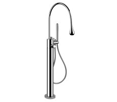 Смеситель напольный GESSI Goccia 24978#279 Белый матовый 