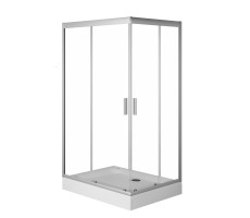 Душевое ограждение 120x80 см, без поддона AM.PM Gem W90G-404-120280-MT Стекло прозрачное; профиль хром матовый 