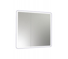 Зеркало-шкаф CONTINENT Emotion LED 800х800 с датчиком движения МВК030 