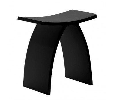 Стульчик для ванной ABBER Stein AS1639MB черный матовый 