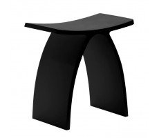 Стульчик для ванной ABBER Stein AS1639MB черный матовый 