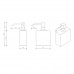 Дозатор Decor Walther Cube 824960 черный матовый 