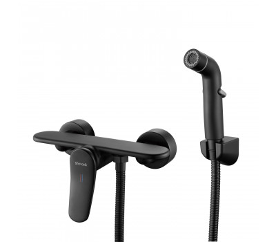 Гигиенический душ со смесителем Shevanik S4705H-1, черный