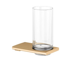 Стакан подвесной хрустальный Keuco EDITION 400 11550299000 Розовое золото 