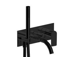 Смеситель для ванны Fantini Myo 61 13 V621B Черный матовый Смеситель для ванны Fantini Myo 61 13 V621B Черный матовый