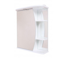 Шкаф-зеркало Onika Луна 60 белый, левый, с подсветкой 206013 