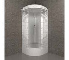 Душевая кабина Полосы 90*90 В Triton Щ0000061848 