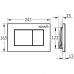Панель смыва AQUAme AQM4102B черный 