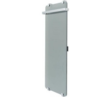 Полотенцесушитель электрический Allen Brau Infinity 120x44 с рейлингом, серебро браш 