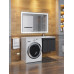 Тумба под стиральную машину подвесная Uperwood Magenta 45х50х55 см, черная, с дверцами 5930205161 Тумба под стиральную машину подвесная Uperwood Magenta 45х50х55 см, черная, с дверцами 5930205161