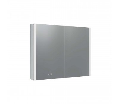 Шкаф зеркало для ванной с подсветкой Aquatek AQ7809-MLC, прямоугольное, сенсорное управление, 800*700*133 