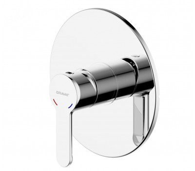 Встраиваемый смеситель 1-функц. Bravat PB83783CP-ENG Хром 