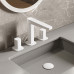 Смеситель для раковины WasserKRAFT Saale 9500 9535 белый матовый 