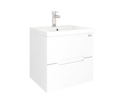 Тумба под раковину Onika Айленд 50 подвесная, белая (ум. Como 50/Фостер 50) 105021 