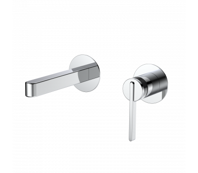Смеситель для раковины DQ Bonn встраиваемый настенный хром DA1704401 