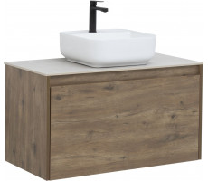 Тумба под раковину Aquanet Nova Lite 90 дуб рустикальный (1 ящик) 