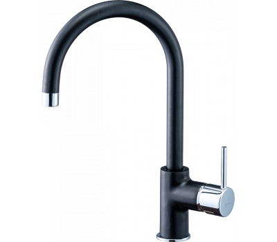 Смеситель для кухни Rivelato Orta U-обр. D-35ммcromo  9021208 antracite cromo 