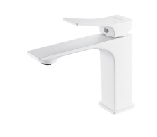 Смеситель для раковины Shevanik S6101C, белый