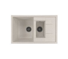 Мойка из искусственного мрамора MIXLINE ML-GM22 49,5x77 525183 белый Мойка из искусственного мрамора MIXLINE ML-GM22 49,5x77 525183 белый