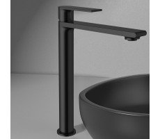 Смеситель для раковины Vincea Vogue VBF-1V2MB однорычажный, черный Смеситель для раковины Vincea Vogue VBF-1V2MB однорычажный, черный