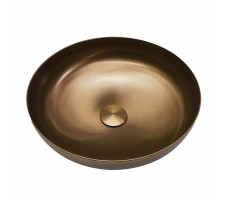Раковина накладная ABBER Wasser Kreis AF2412MRG розовое золото матовое 