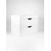 Тумба с раковиной для ванной подвесная Uperwood Modul 77х45х57 см, белая/графит 393020560 Тумба с раковиной для ванной подвесная Uperwood Modul 77х45х57 см, белая/графит 393020560