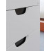 Тумба с раковиной для ванной подвесная Uperwood Modul 77х45х57 см, белая/графит 393020560 Тумба с раковиной для ванной подвесная Uperwood Modul 77х45х57 см, белая/графит 393020560