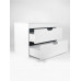 Тумба с раковиной для ванной подвесная Uperwood Modul 77х45х57 см, белая/графит 393020560 Тумба с раковиной для ванной подвесная Uperwood Modul 77х45х57 см, белая/графит 393020560
