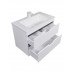 Тумба с раковиной для ванной подвесная Uperwood Modul 77х45х57 см, белая/графит 393020560 Тумба с раковиной для ванной подвесная Uperwood Modul 77х45х57 см, белая/графит 393020560