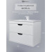 Тумба с раковиной для ванной подвесная Uperwood Modul 77х45х57 см, белая/графит 393020560 Тумба с раковиной для ванной подвесная Uperwood Modul 77х45х57 см, белая/графит 393020560