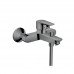 Смеситель для ванны Hansgrohe Talis E 71740340 шлифованный черный хром Смеситель для ванны Hansgrohe Talis E 71740340 шлифованный черный хром