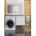 Тумба под стиральную машину подвесная Uperwood Magenta 55х50х55 см, белая, выдвижной ящик 5930205153 
