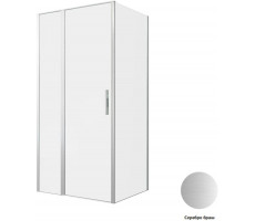 Душевой уголок Allen Brau Priority 100x80 3.31029.BA + 3.31041.BA серебро браш 