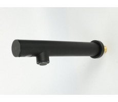 Автоматический настенный кран для раковины 07263.N черный, шт NOFER 07263.N 