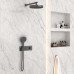 Душевой комплект Vincea VSFW-422TI2GM встраиваемый, вороненая сталь 