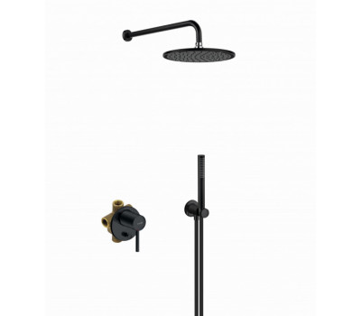 Душевой комплект Kludi BOZZ 387363976 черный матовый Душевой комплект Kludi BOZZ 387363976 черный матовый