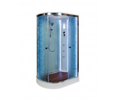 Душевая кабина AvaCan EM2012 R LED с гидромассажем Хром 